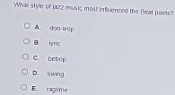 What Style of Jazz Music Most Influenced the Beat Poets? A Detailed Exploration